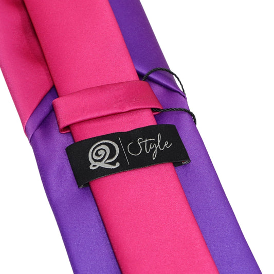 Purple To Pink Faded Tie