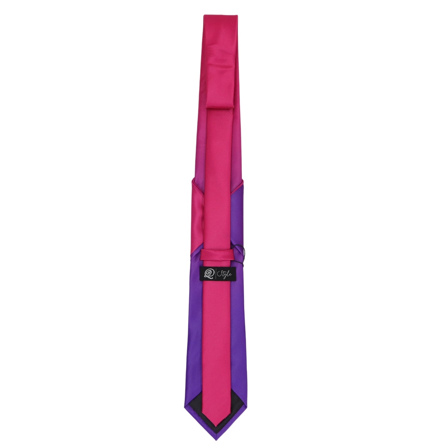 Purple To Pink Faded Tie