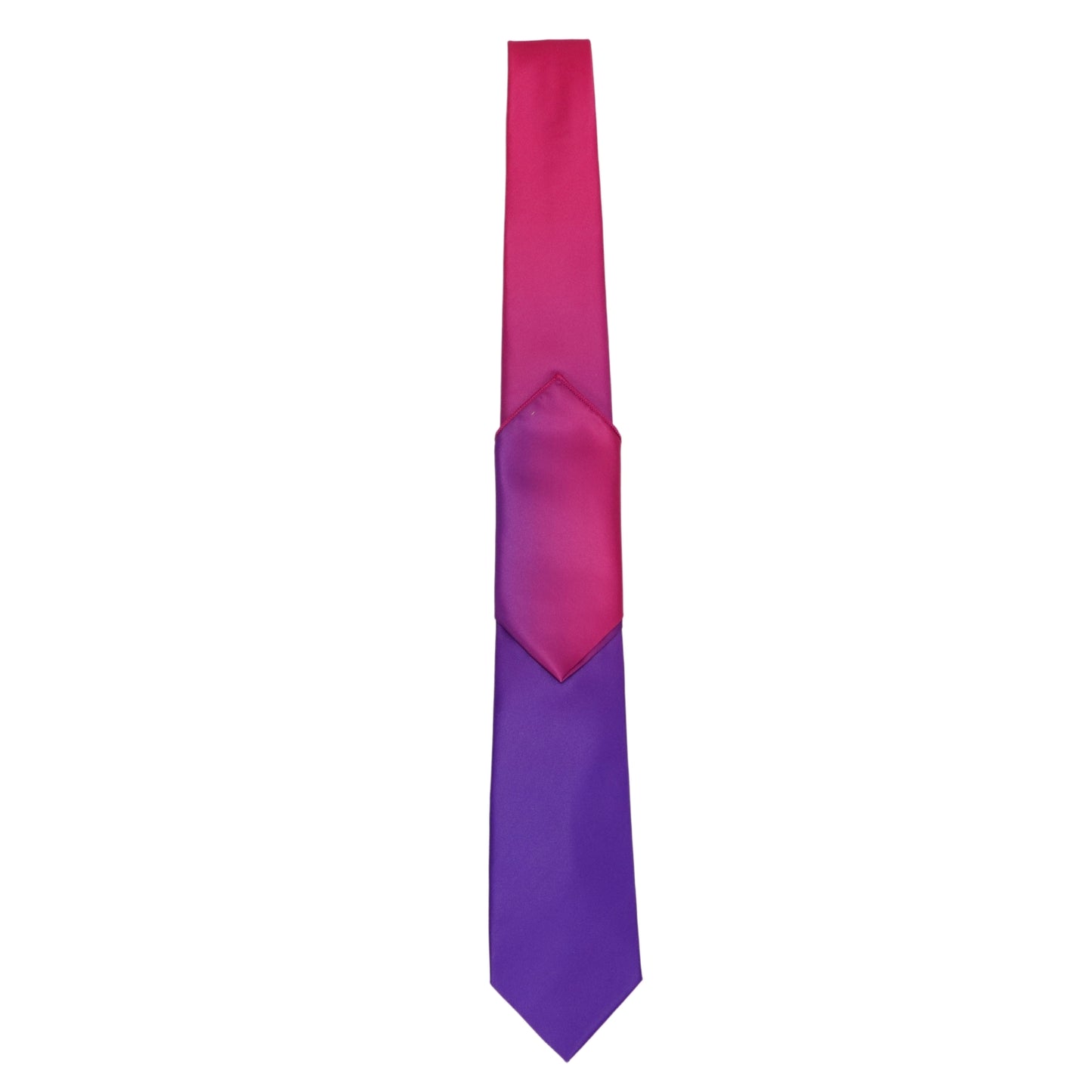 Purple To Pink Faded Tie