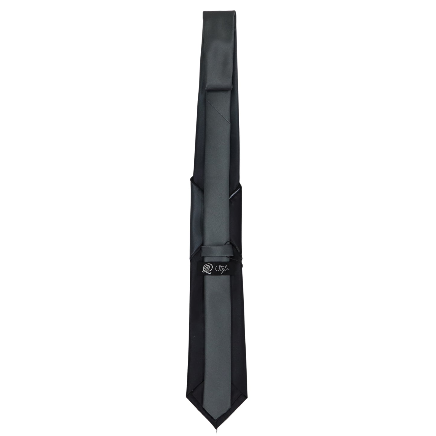 Black To Charcoal Gray Faded Tie