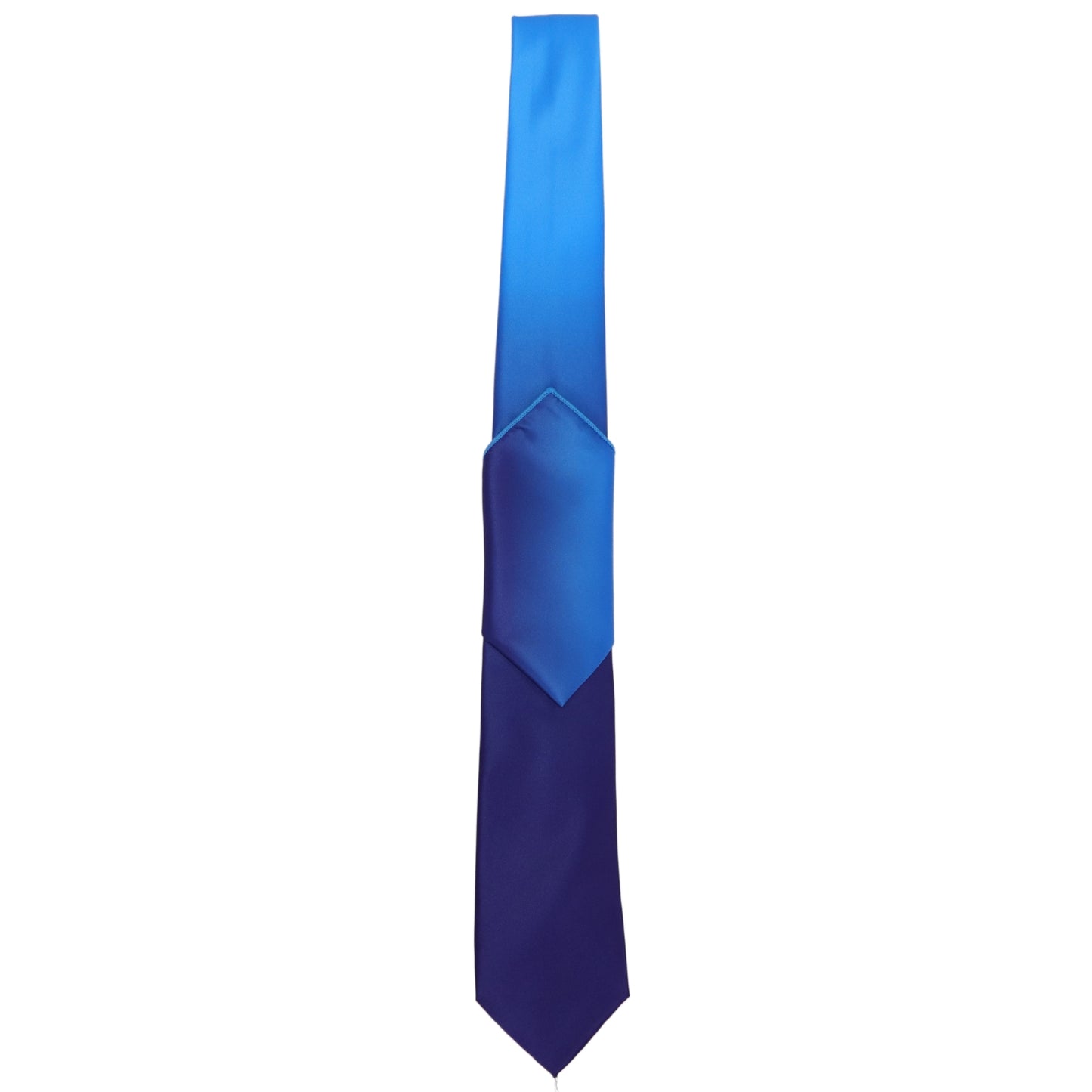 Blue To Light Blue Faded Tie