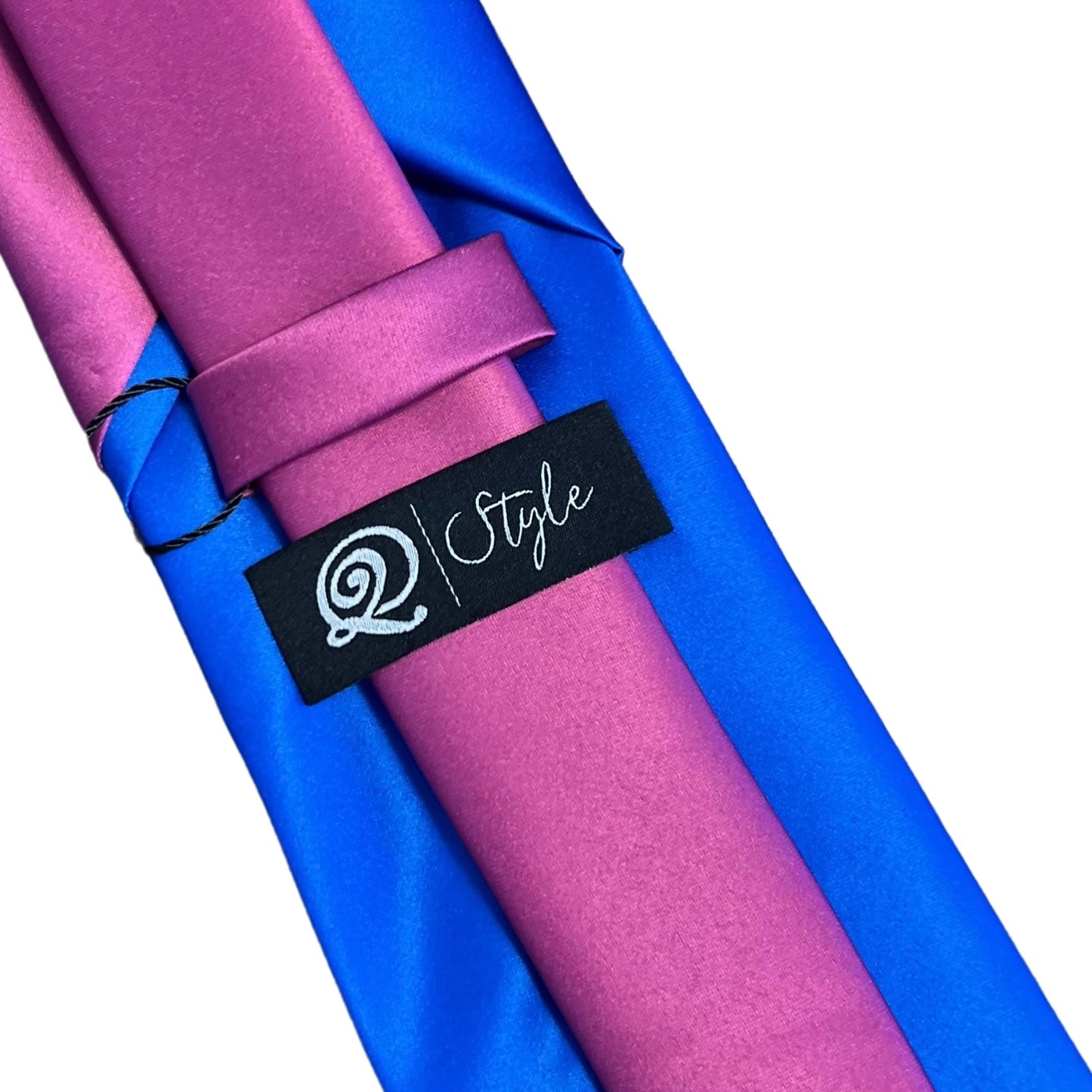 Royal Blue To Fuchsia Faded Tie